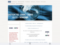 detektei-dwk.nrw Webseite Vorschau