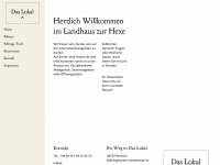 restaurant-landhaus-zur-hexe.de Webseite Vorschau