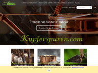 kupferspuren.com Webseite Vorschau