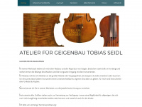 tobias-seidl.com Webseite Vorschau