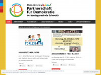 demokratie-schweich.de Webseite Vorschau