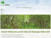 bioenergie-wellers.de Webseite Vorschau