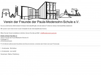 foerderverein-paula.de Webseite Vorschau