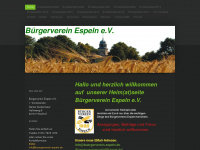 buergerverein-espeln.de Webseite Vorschau