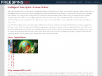 freespins365.co.uk Webseite Vorschau