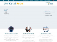 lkw-kartell-recht.de Webseite Vorschau