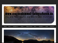 sternenhimmel-fotografieren.de Webseite Vorschau