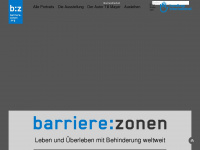 barriere-zonen.org Webseite Vorschau