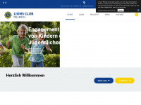 lions-club-fellbach.de Webseite Vorschau