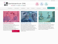dentalzentrum-owl.de Webseite Vorschau