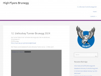 unihockey-team-brunegg.ch Webseite Vorschau