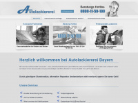 autolackiererei-bayern.de Webseite Vorschau