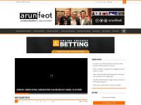 arunfoot.com Webseite Vorschau