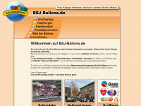 bsj-ballons.de Webseite Vorschau