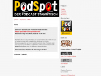 pod-spot.de Webseite Vorschau