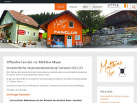 matthiasmayerfan.at Webseite Vorschau