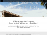 fewo-klitsch.de Webseite Vorschau