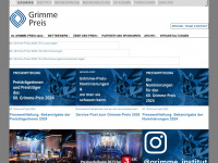 grimme-preis.de Webseite Vorschau