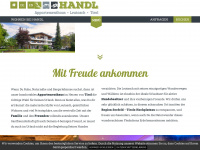 appartementhaus-handl.at Webseite Vorschau