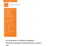 zahnarztpraxis-weyl.de Webseite Vorschau