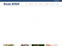 riecke-schuh.de Webseite Vorschau