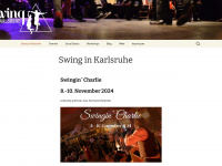 swinginkarlsruhe.de Webseite Vorschau