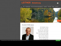 bestattung-leitner.at Webseite Vorschau