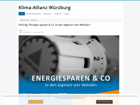 klima-allianz-wuerzburg.de Webseite Vorschau