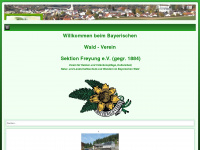 waldverein-freyung.de Webseite Vorschau
