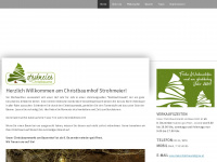 strohmeier-christbaum.at Webseite Vorschau