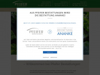 pfeifer-bestattungen-leipzig.de Webseite Vorschau