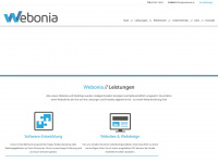 webonia.at Webseite Vorschau