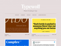 typewolf.com Webseite Vorschau