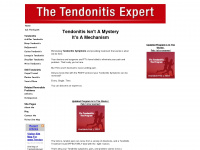 tendonitisexpert.com Webseite Vorschau