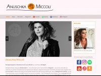 anuschka-miccoli.de Webseite Vorschau