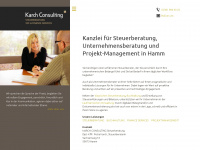 karch-consulting.com Webseite Vorschau