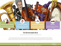 orchester-maerchen.ch Webseite Vorschau