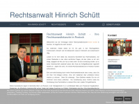 rechtsanwalt-schütt-rostock.de Webseite Vorschau