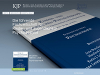 kjp-zeitschrift.de Webseite Vorschau