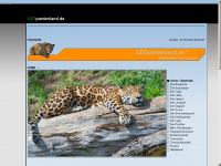leopardenland.de Webseite Vorschau