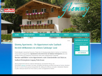 glemmy-apartment.at Webseite Vorschau