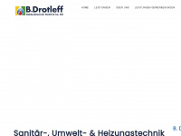 bd-technik.de Webseite Vorschau