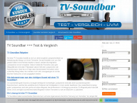 tv-soundbar.eu Webseite Vorschau