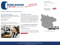 wierlemann-shop.eu Webseite Vorschau