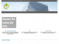 ibu-epd.com Webseite Vorschau