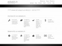 ebikekit.ch Webseite Vorschau