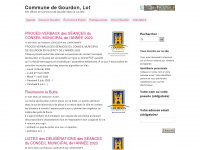 gourdon.fr Webseite Vorschau