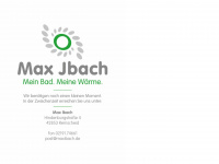 maxibach.de Webseite Vorschau