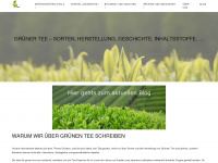 gruen-tee.com Webseite Vorschau