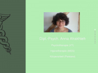 anna-afrakhteh.de Webseite Vorschau
